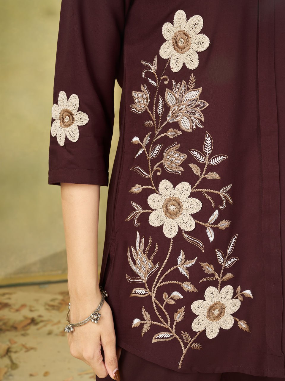 Eva Embroidered Co-Ord Set