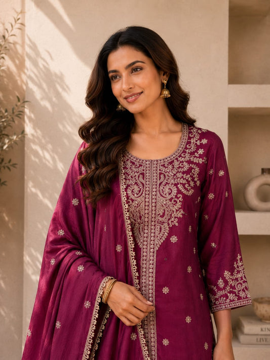Designer Fancy Kurti and Pant Set