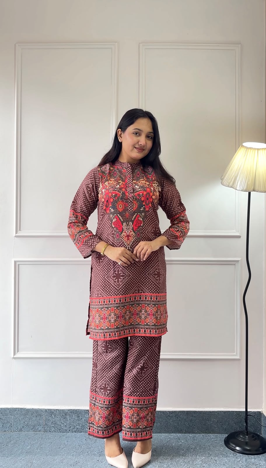 Rayon Printed Co-Ord Set for Women S