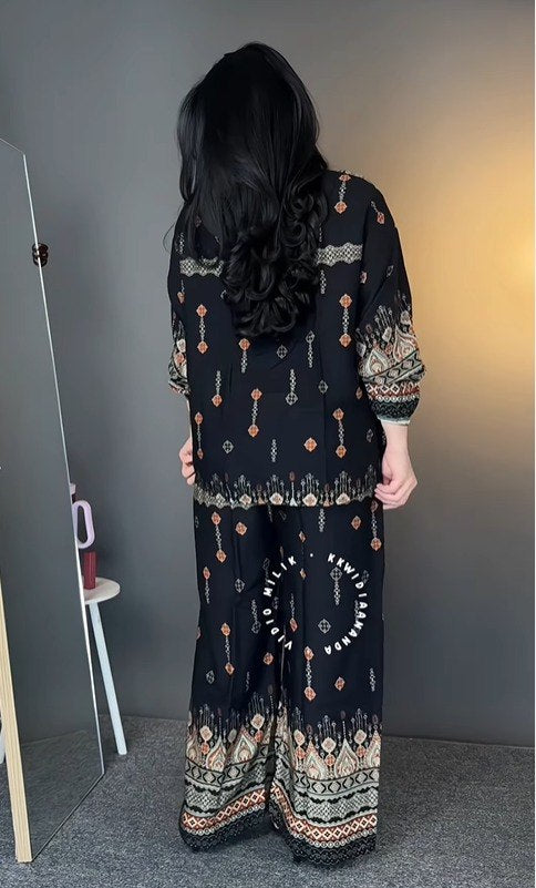 Stylish Co-Ord Set for Women | Women Floral Printed Kurta Palazzo Set