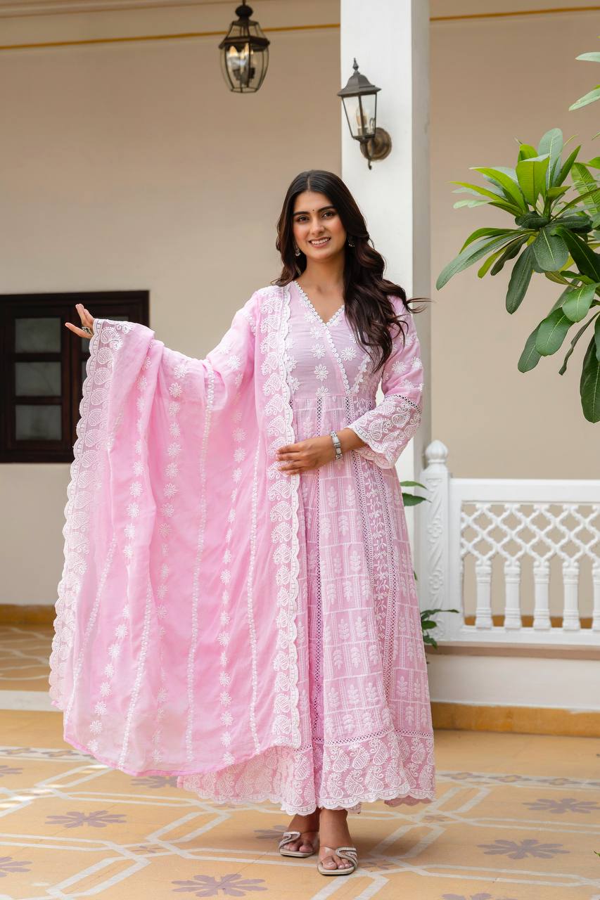 Presenting New Ready-Made Gown Pant Dupatta Collection