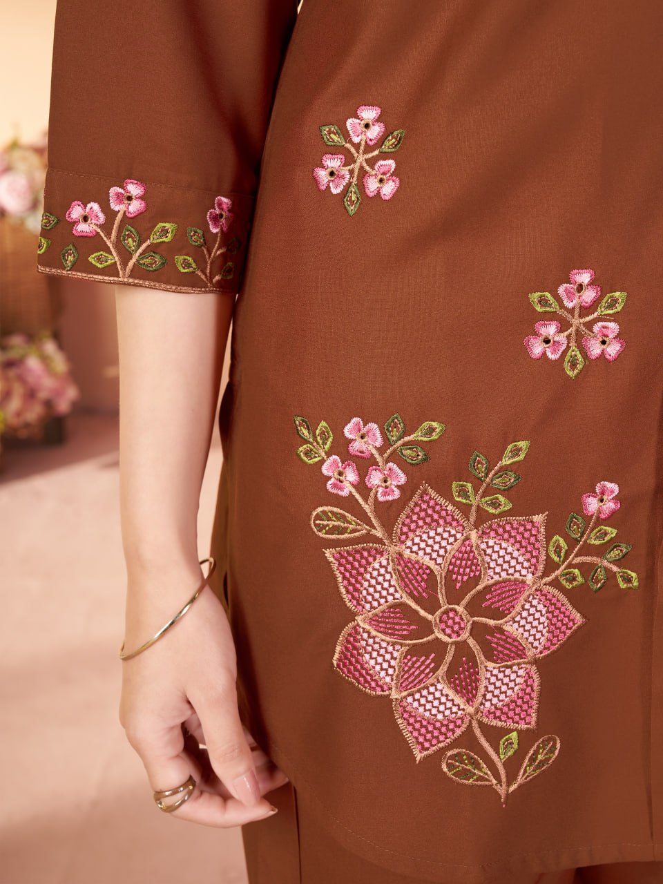 Myra Embroidered Co-Ord Set