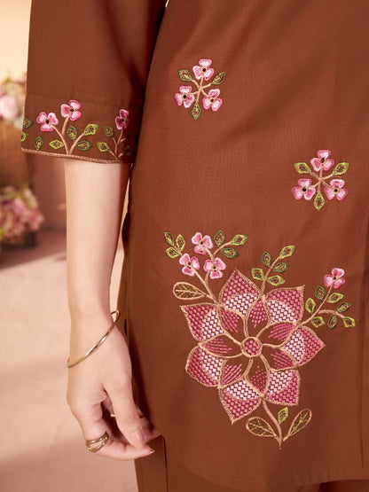 Myra Embroidered Co-Ord Set