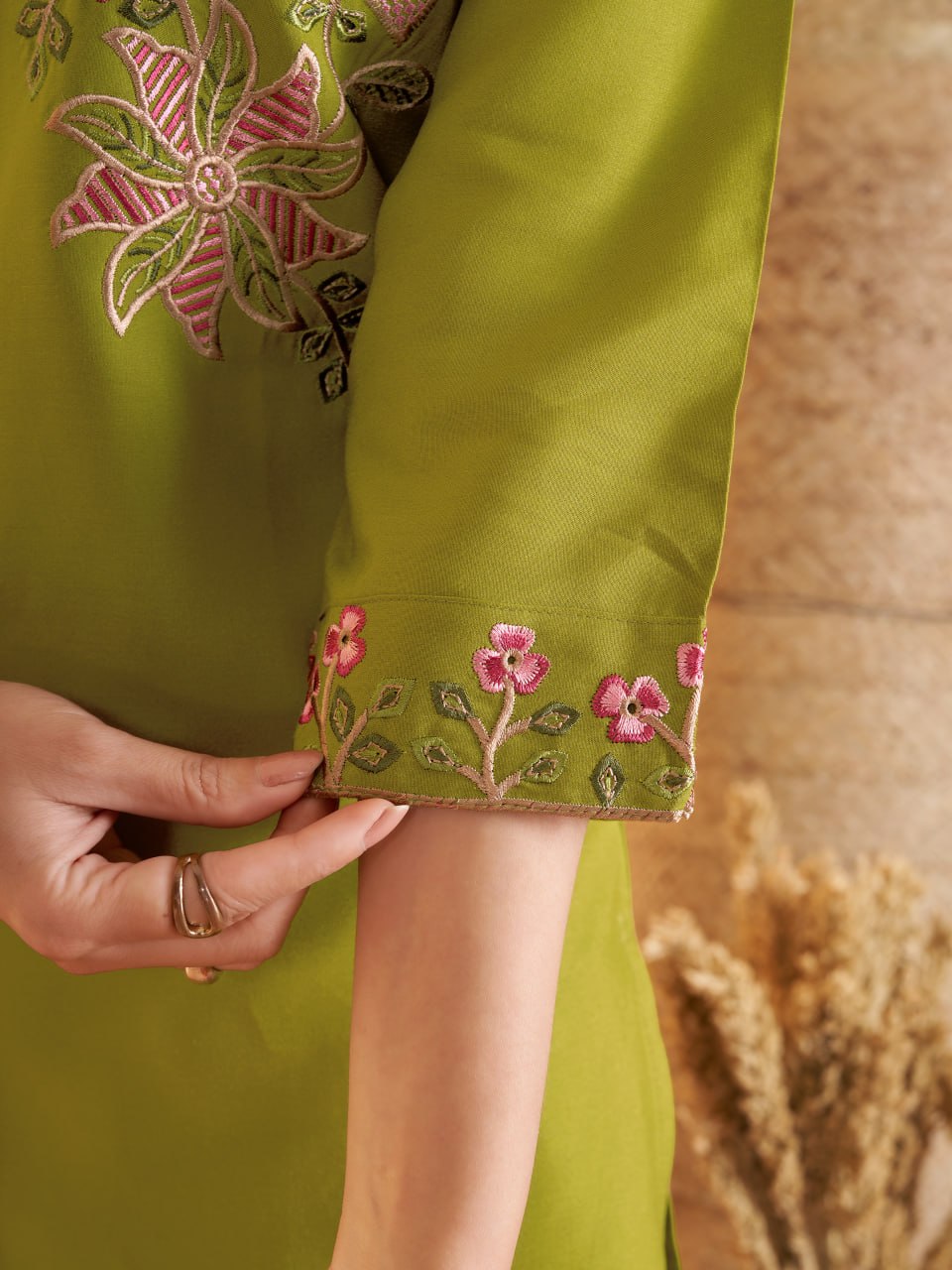 Myra Embroidered Co-Ord Set