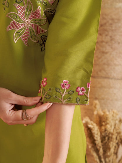 Myra Embroidered Co-Ord Set