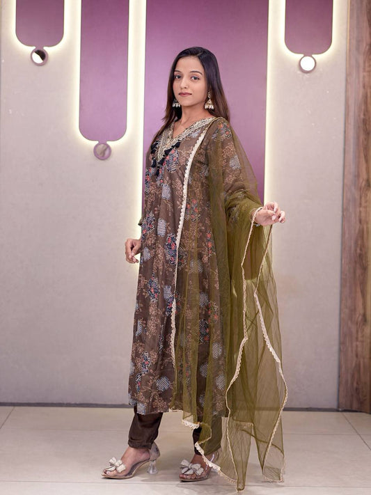 💫 PREMIUM anarkali SALWAR SUIT digital print sets with dupatta👗