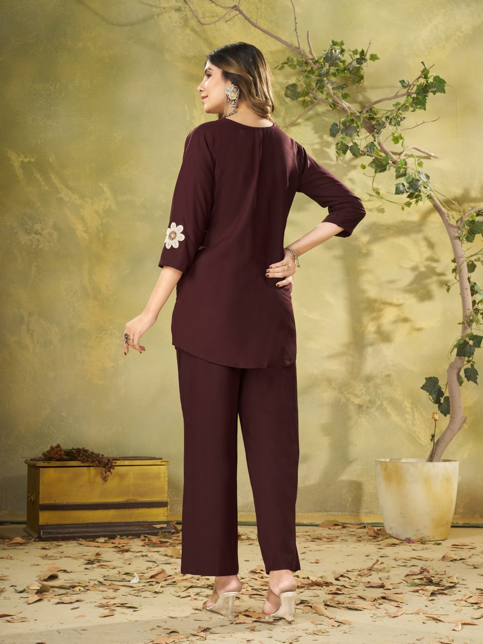 Eva Embroidered Co-Ord Set