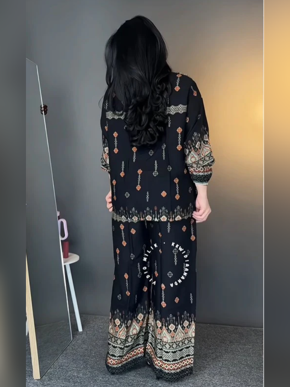 Chic Daily-Wear Graphic Co-ord Set