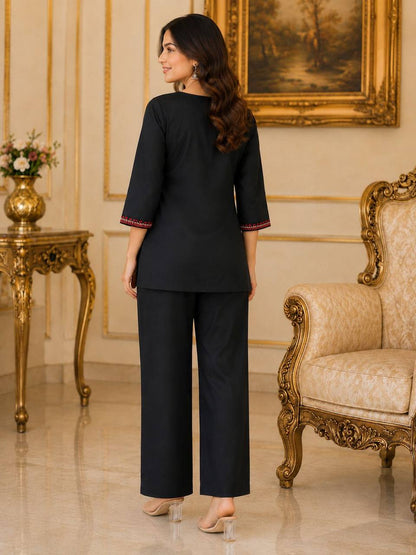 Women's Embroidered Co-Ord Set
