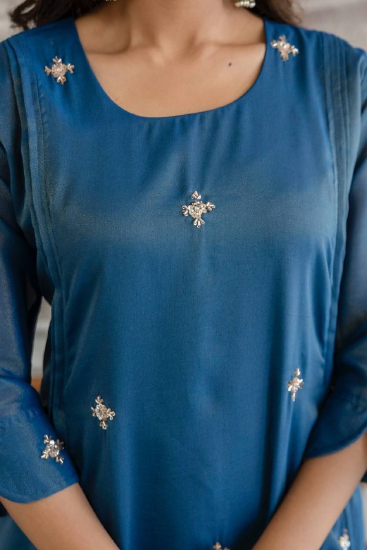 Designer Fancy Kurti and Pant Set
