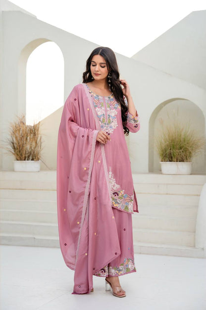 Ready-Made Kurti With Sarara And Dupatta