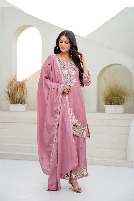 Ready-Made Kurti With Sarara And Dupatta