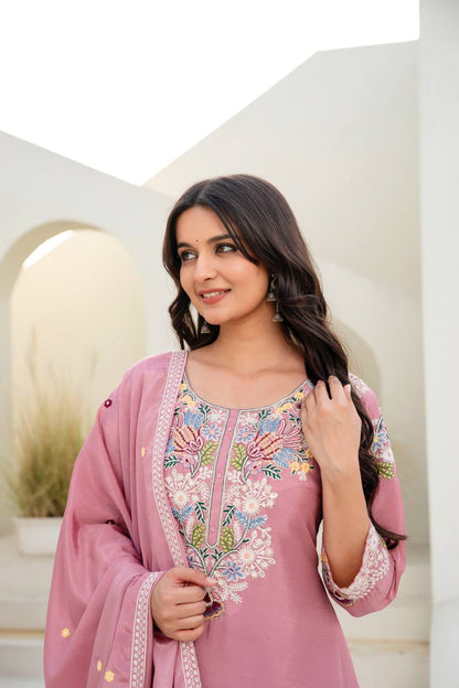 Ready-Made Kurti With Sarara And Dupatta