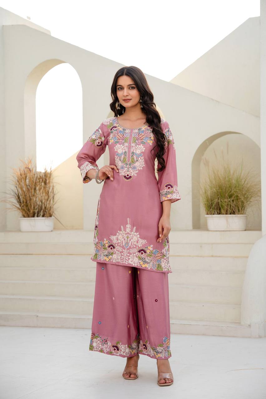 Ready-Made Kurti With Sarara And Dupatta