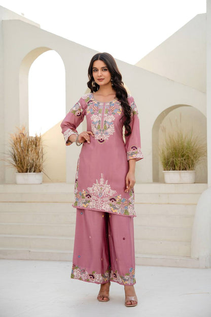 Ready-Made Kurti With Sarara And Dupatta