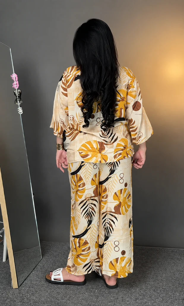 Chic Daily-Wear Graphic Co-ord Set