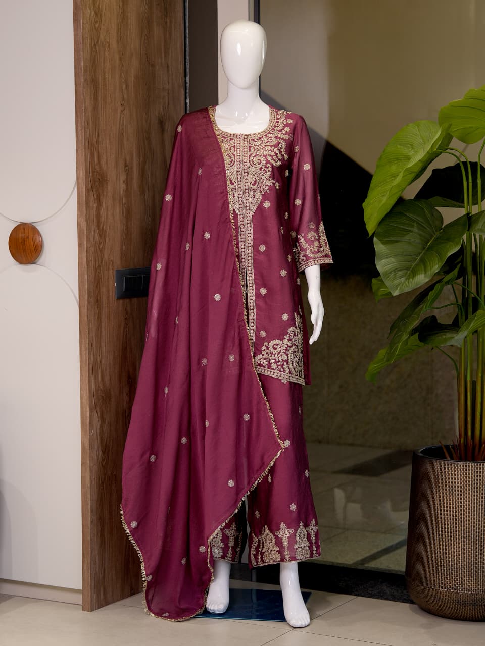 Designer Fancy Kurti and Pant Set