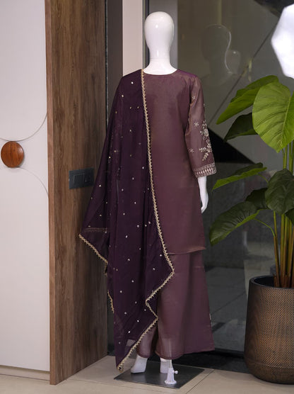 Premium Ethnic Suit Set for Women with Embroidered Palazzo & Dupatta