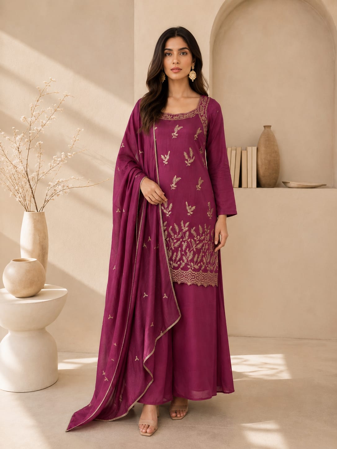 Presenting New Ready-Made Gown Pant Dupatta Collection