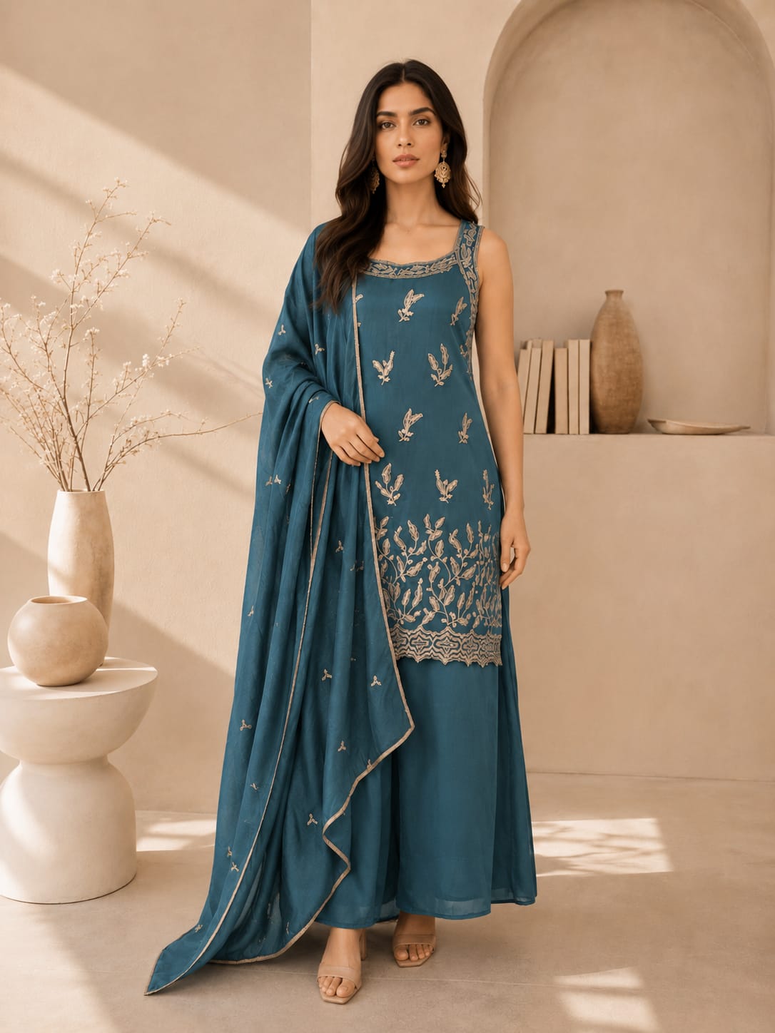 Presenting New Ready-Made Gown Pant Dupatta Collection