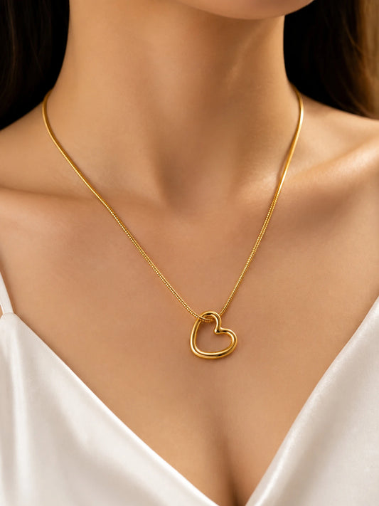 Gold-plated Plated Stainless Steel Necklace