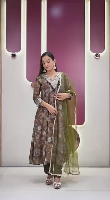💫 PREMIUM anarkali SALWAR SUIT digital print sets with dupatta👗