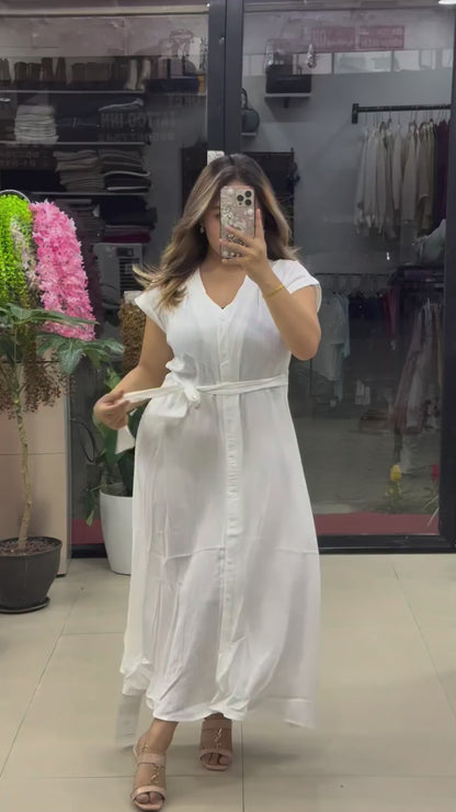 Women's Soft Rayon A-Line Maxi Dress