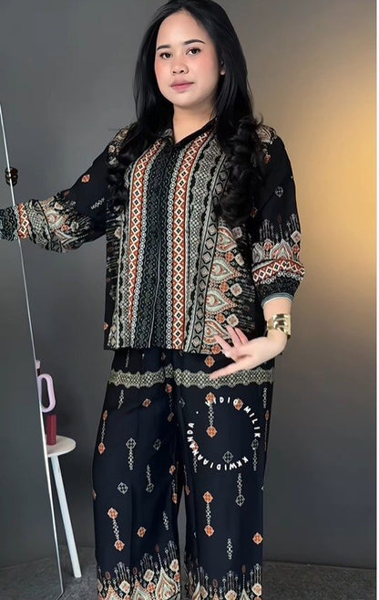 Stylish Co-Ord Set for Women | Women Floral Printed Kurta Palazzo Set